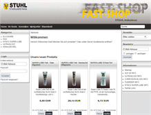 Tablet Screenshot of fast-shop.at